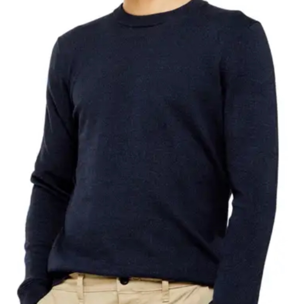 Topshop Topman Twisted Classic Fit Crewneck Sweater